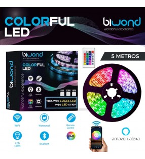 Tira LED WiFi Biwond Colorful 5M